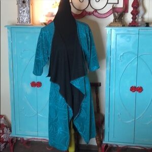 LULAROE Turquoise Shirley Size Small
